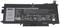 Laptop-Akku von Dell, 60 Wh, wiederaufladbar, Typ K5XWW, 7,6 V, mit Etiketten, Markenlogo sowie technischen und Warnhinweisen.