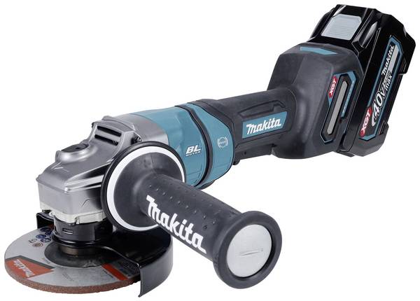 Makita  GA050GM201 Akku-Winkelschleifer  125 mm bürstenlos, inkl. 2. Akku, inkl. Ladegerät 2300 W 40 V 4.0 Ah