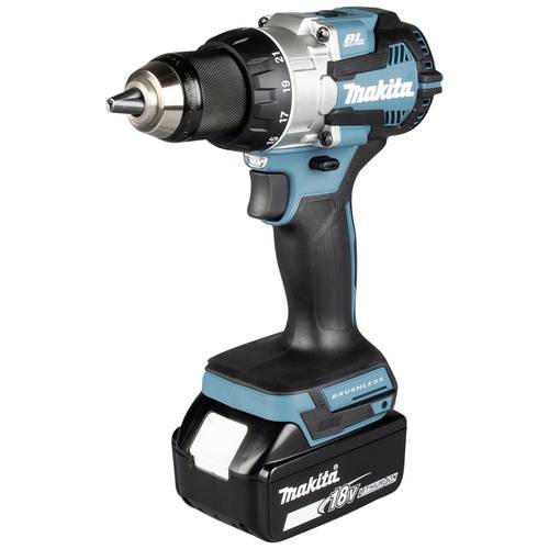 Makita DDF489RTJ DDF489RTJ Akku-Bohrschrauber 18 V 5.0 Ah Li-Ion bürstenlos, inkl. 2. Akku, inkl. Ladegerät