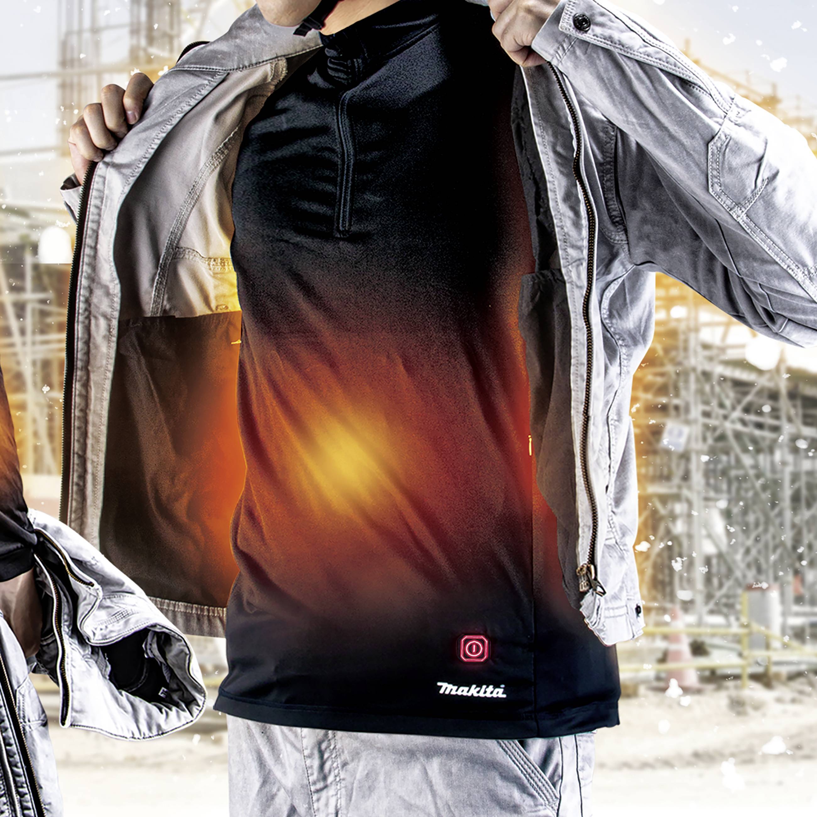 Makita Akku-Thermo-Langarmshirt 12 V max • 14,4V / 18V-13