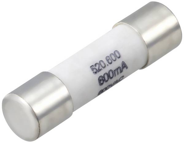VOLTCRAFT VC 191 Fuse Multimetersicherung (Ø x L) 5 mm x 20 mm 600 mA 600 V/AC, 500 V/DC Flink -F- Inhalt 1 St.