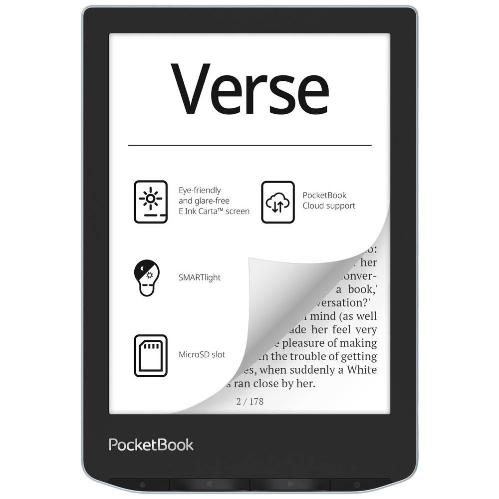 PocketBook Verse eBook-reader 15.2 cm (6 inch) Lichtblauw