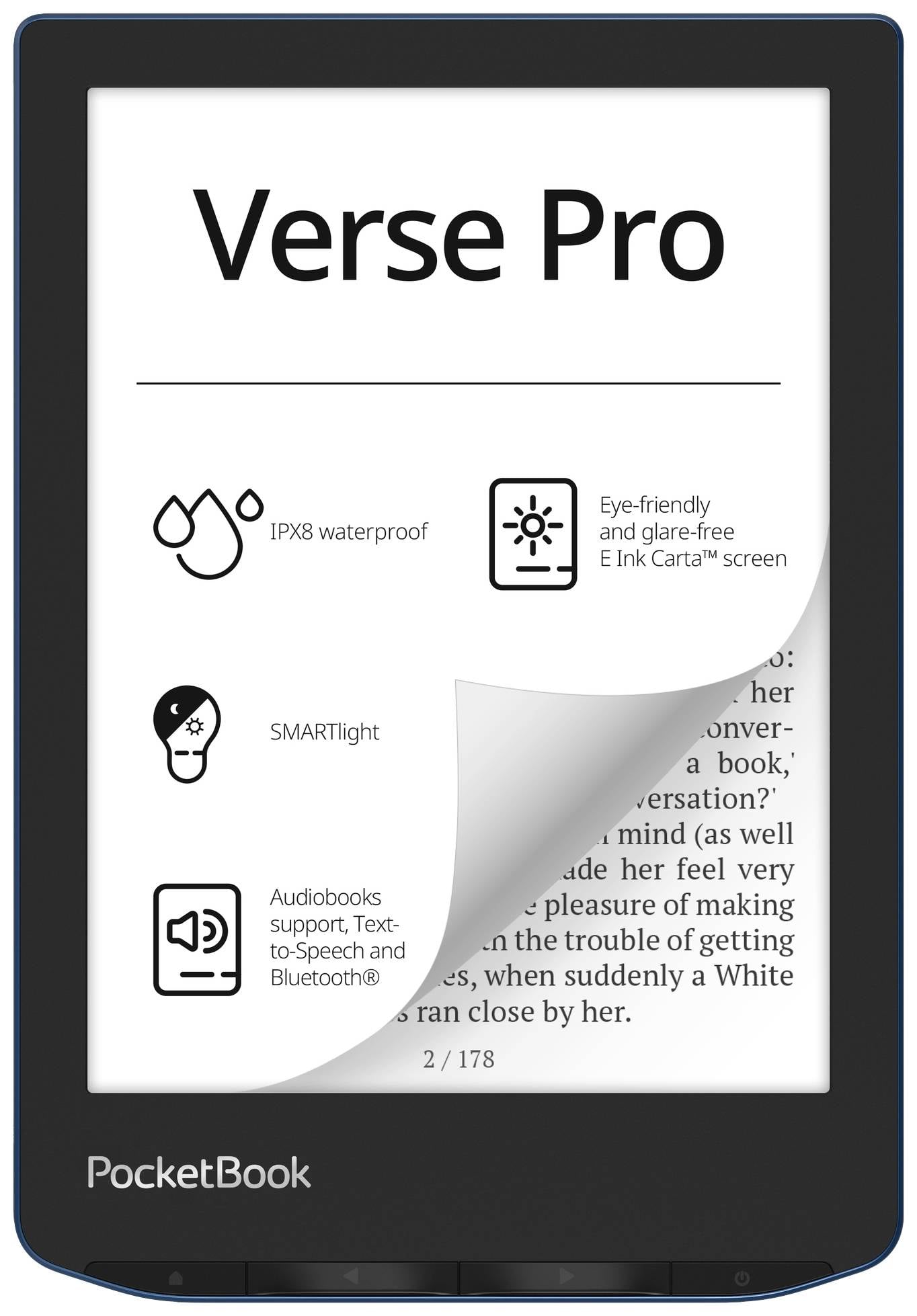 PocketBook Verse Pro eBook-Reader 15.2 cm (6 Zoll) Blau