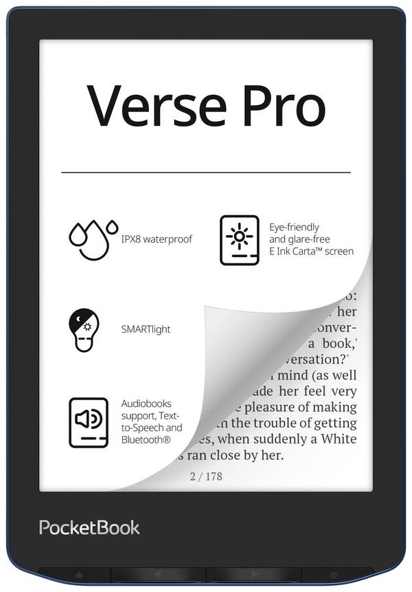 PocketBook Verse Pro eBook-Reader 15.2 cm (6 Zoll) Blau