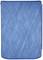 Blaue Schutzhülle mit texturierter, schraffierter Oberfläche, passend für elektronische Geräte, wie E-Reader oder Tablets.