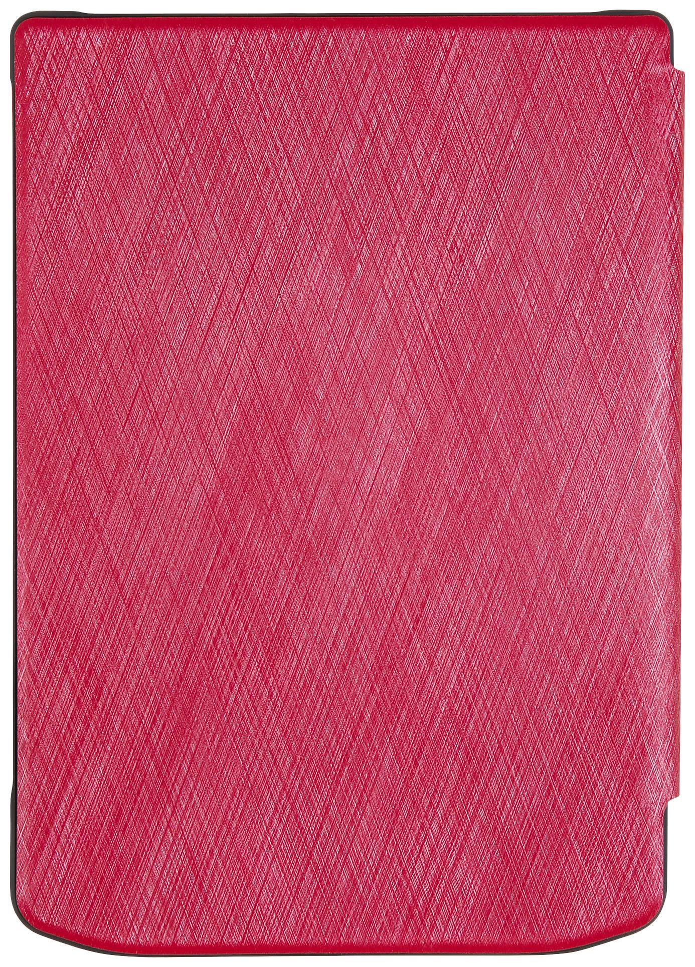 Rote, strukturelle Oberfläche mit diagonalen Linien, die einen strukturierten Hintergrund darstellen.