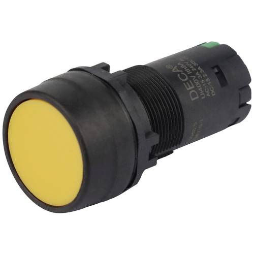 DECA CP2B-M1E10Y Druckschalter 400 V 8 A Gelb tastend (L x B x H) 29.9 x 20.5 x 55.5 mm 1 St.