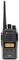 Ein schwarzes Walkie-Talkie mit Antenne und digitalem Display, das 'CH-P01' anzeigt. Drei Bedienknöpfe sind oben sichtbar.