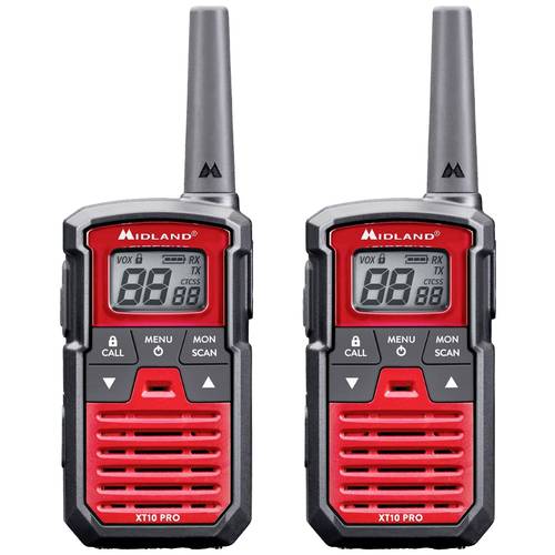 Thumbnail - Midland XT10 Pro Paar Rot C1459 PMR-Funkgerät 2er Set