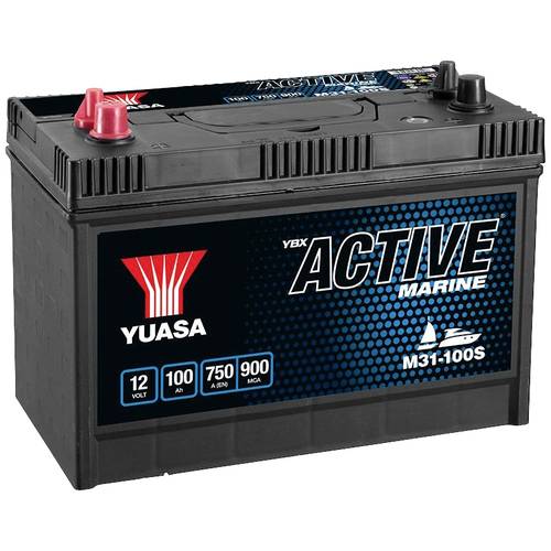 Thumbnail - Yuasa Marine M31-100S Bootsbatterie 12 V 100 Ah