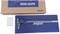 Ein digitaler Messschieber, verpackt in blauer Box, daneben Originalverpackung mit dem Aufdruck 'DIGITAL CALIPER' und Garantiekarte.