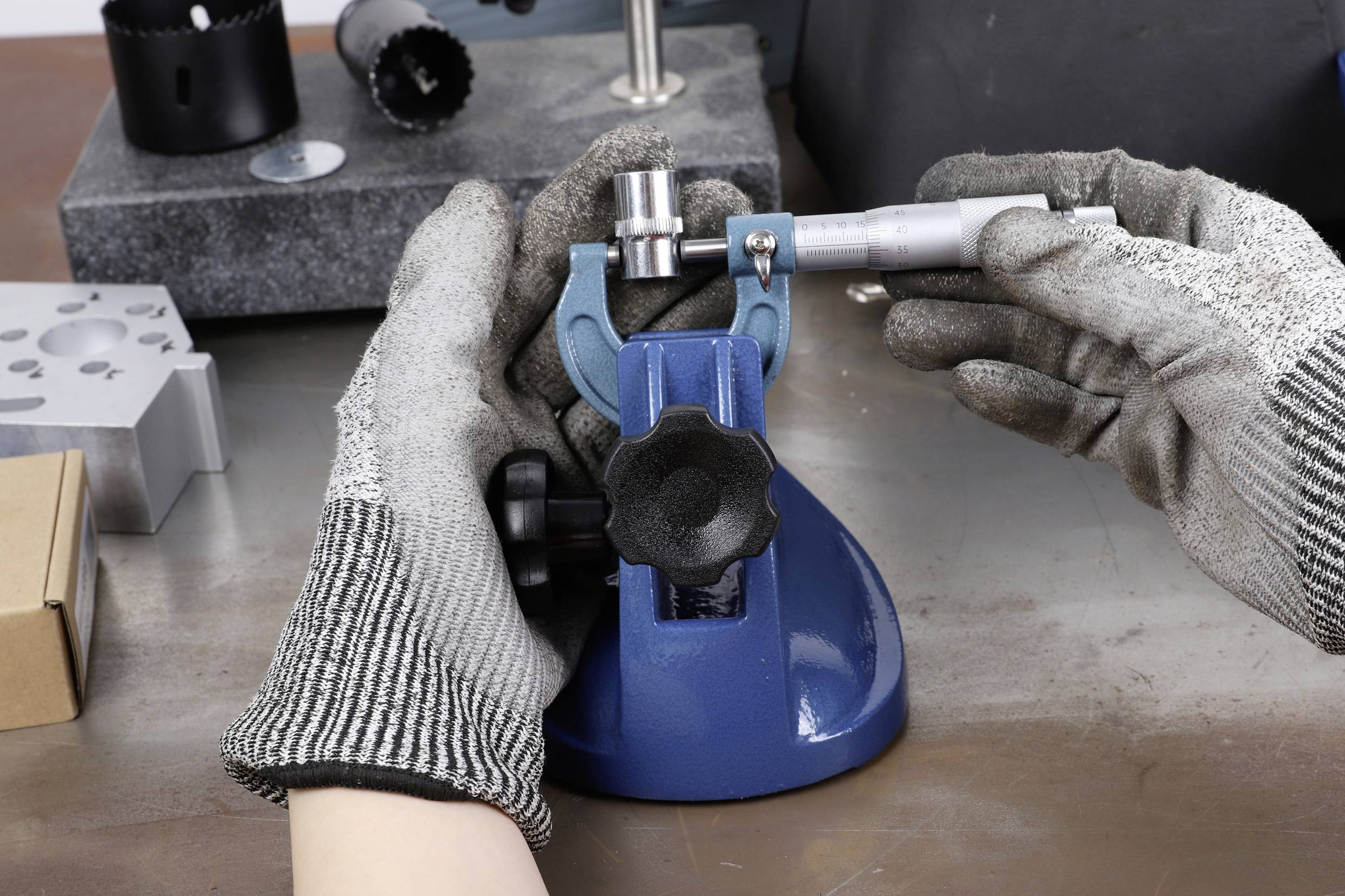 Dasqua Außenmikrometer 75-100 Mm - Hochpräzise 0,005 Mm Für Werkstatt & Industrie