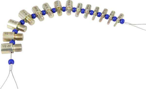 Dasqua 8511-2015 Gewindeprüfer-Set Zoll      1 Set