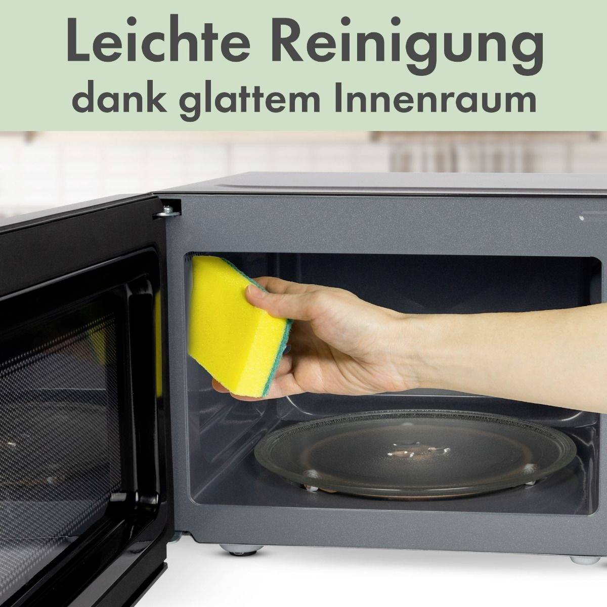CLATRONIC Mikrowelle MW 791, 700 Watt, schwarz-5