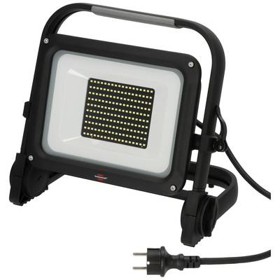 Ein tragbarer LED-Strahler mit Netzkabel und Ständer, ideal für Bau- oder Outdoor-Einsätze.