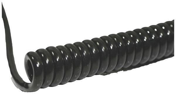 BKL Electronic 1506211 Spiralkabel Li12Y11Y 1200 mm / 4800 mm 2 x 0.50 mm² Schwarz 1 St.