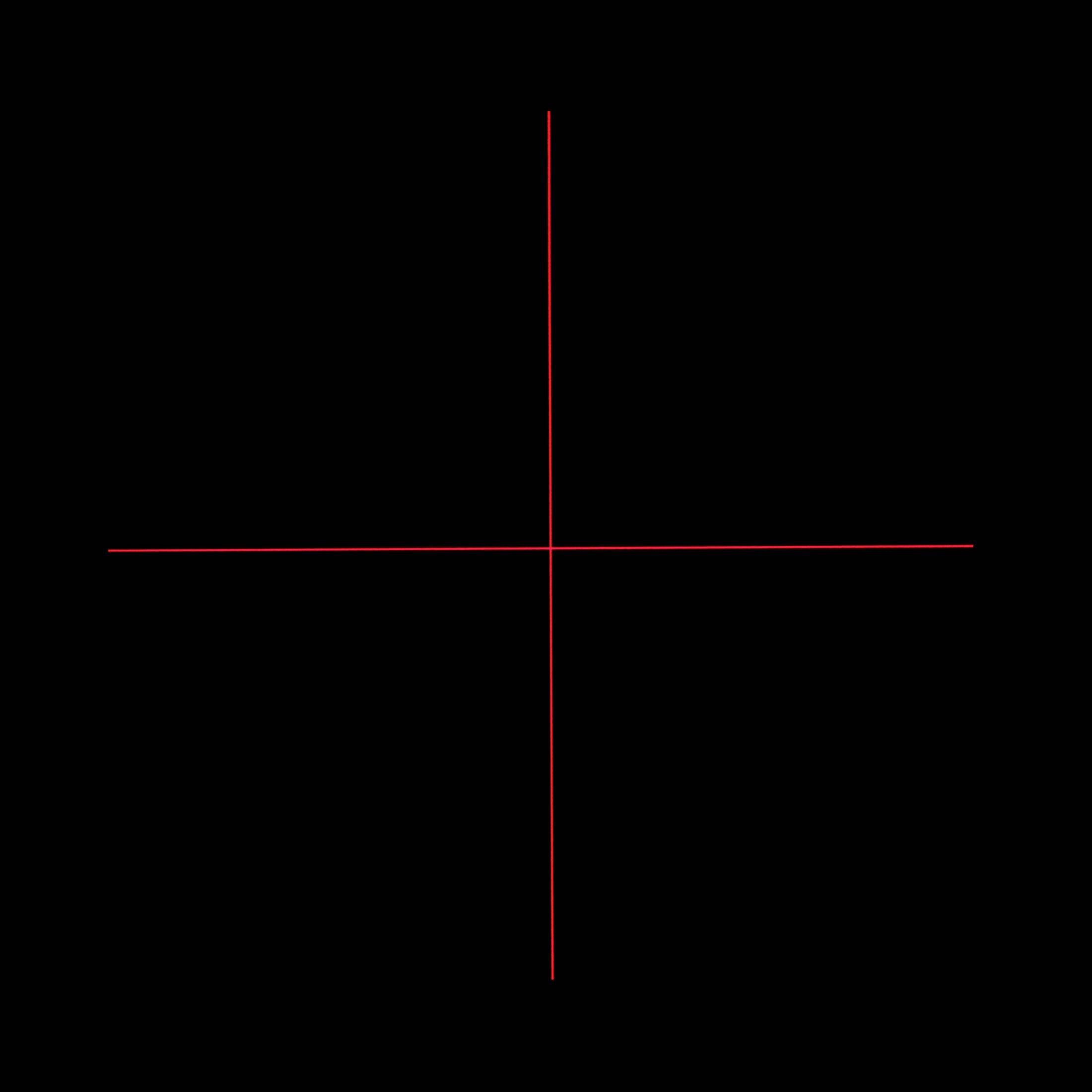 'Sehen mit Bewusstsein' steht in der Mitte eines schwarzen Bildes mit einem roten Kreuz darüber.