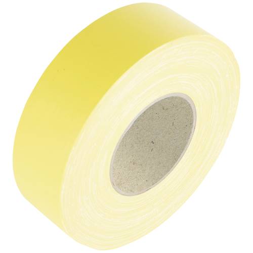 Cimco Cimco Werkzeuge 162077 Gewebeklebeband Gelb (L x B) 50 m x 50 mm 1 St.