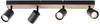 Brilliant Jello Wood G93071/76 LED-Deckenstrahler LED GU10 EEK: G (A - G) 4.5 W Holz, Schwarz