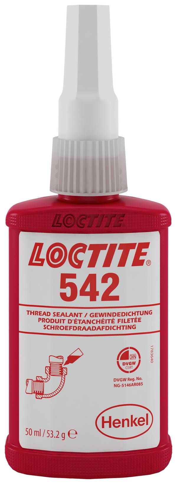 LOCTITE® 542 BO50ML EGFD Gewindedichtung  234422 50 ml