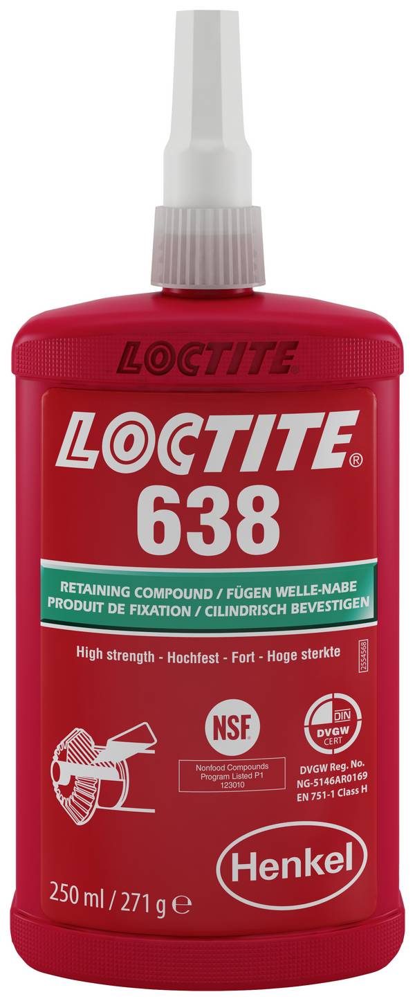 LOCTITE® 638 BO250ML EGFD Latex-Kleber 1803042 250 ml