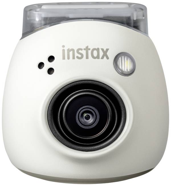 Fujifilm INSTAX Pal Milky White Digitalkamera Weiß Bluetooth, Integrierter Akku, mit eingebautem Blitz