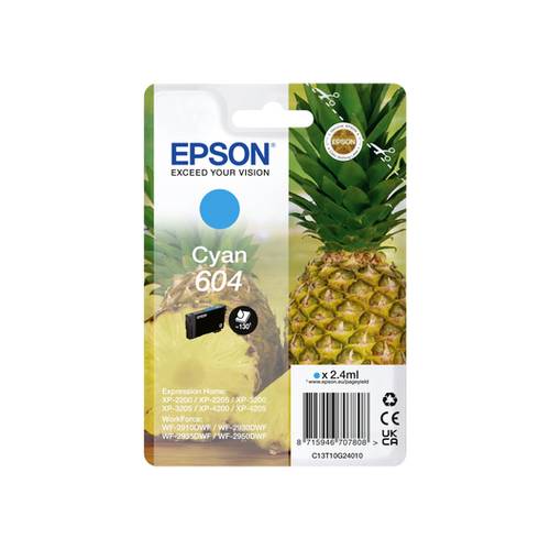 Epson Druckerpatrone T10G2, 604 Original Cyan C13T10G24010