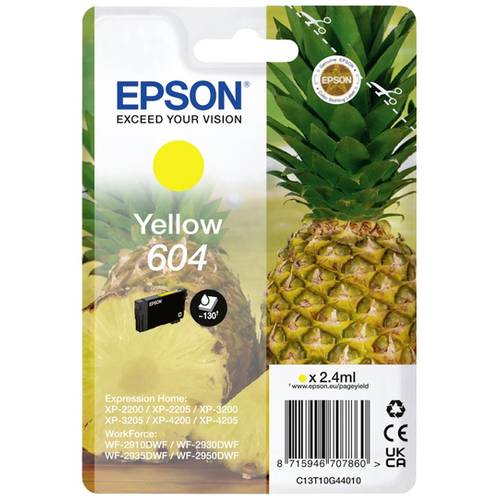 Epson Druckerpatrone 604 Original Gelb C 13 T 10G44010