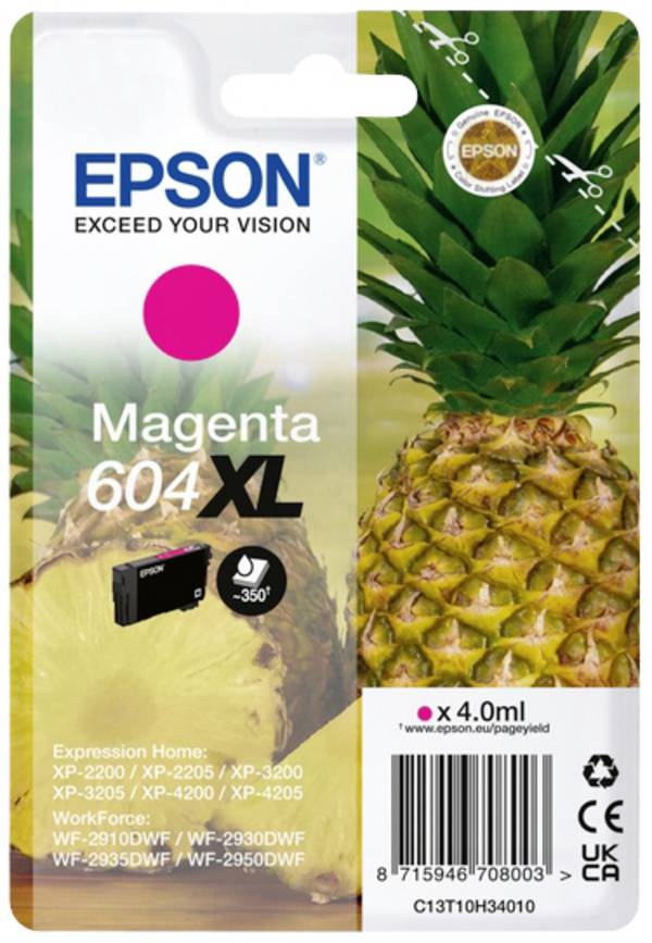 Epson Druckerpatrone 604XL Original  Magenta C 13 T 10H34010