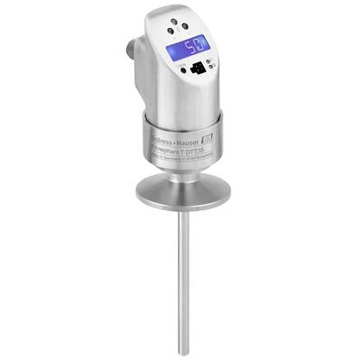 Temperatursensor mit Digitalanzeige von Endress+Hauser, zeigt aktuelle Temperatur von 50°C, geeignet für industrielle Anwendungen.