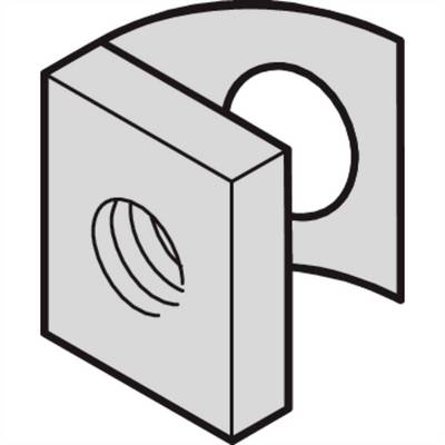 Eine Abbildung zeigt zwei graue geometrische Formen mit runden Öffnungen, die zueinander gewinkelt sind.