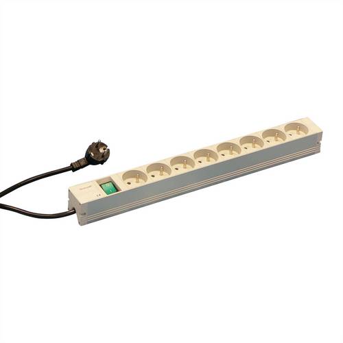 nVent SCHROFF 60110225 19 Zoll Netzwerkschrank-Steckdosenleiste Grau