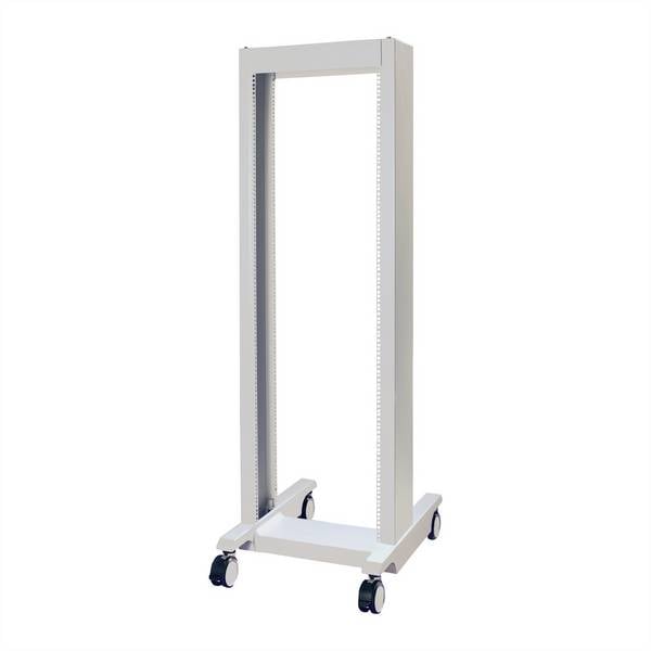 SCHROFF 19"-Laborgestell, fahrbar - 19"LABORGESTELL 36HE RAL7035
