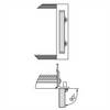 10 Stk. Schroff Frontgriff 4HE 10501018