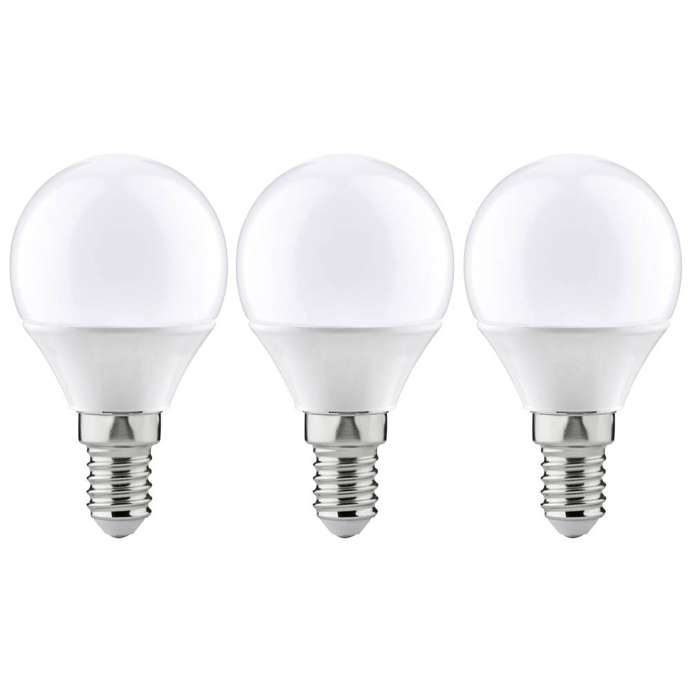 Paulmann 28537 LED-lamp Energielabel F (A - G) E14 5.5 W Warmwit (Ø x h) 45 mm x 81 mm 3 stuk(s)