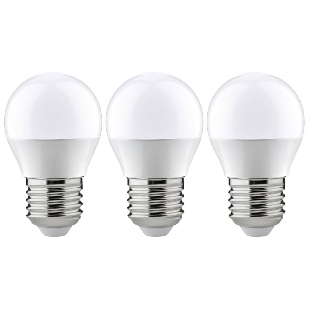 Paulmann 28578 LED-lamp Energielabel G (A G) E27 3.5 W Warmwit (Ø x h) 45 mm x 82 mm 3 stuk(s)