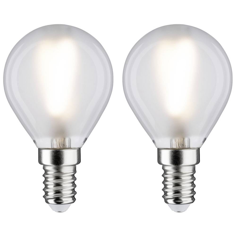 Paulmann 28638 LED-lamp Energielabel G (A - G) E14 3 W Warmwit (Ø x h) 45 mm x 78 mm 2 stuk(s)
