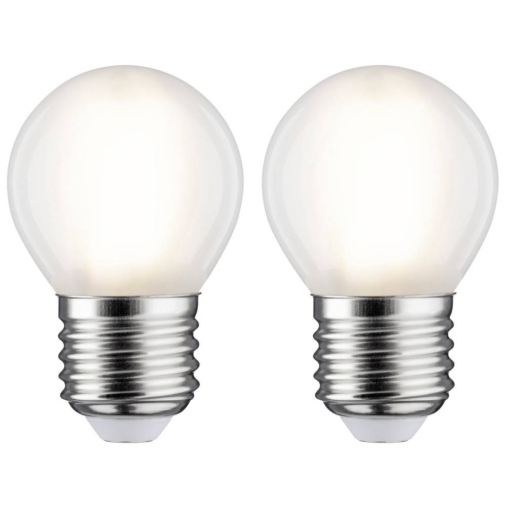 Paulmann 28639 LED-lamp Energielabel F (A G) E27 5 W Warmwit (Ø x h) 45 mm x 78 mm 2 stuk(s)