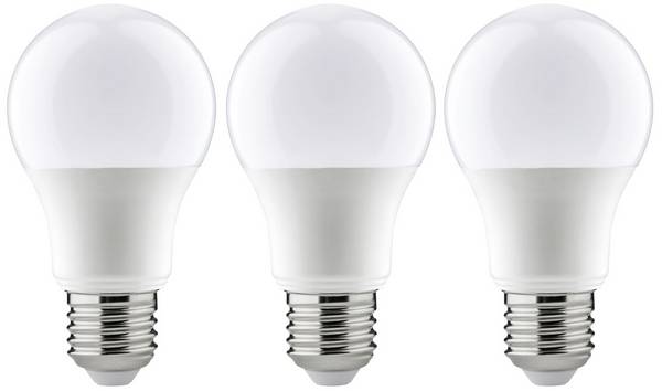 Paulmann 28871 LED EEK F (A - G) E27  8 W Warmweiß (Ø x H) 60 mm x 105 mm  3 St.