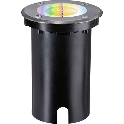 94845 Zigbee 3.0 Floor round Paulmann Home Einbauleuchte 4.9 W RGBW Eisen (gebürstet)