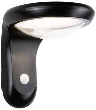 Paulmann Diskola 94854 Solar-Außenwandleuchte mit Bewegungsmelder  LED LED fest eingebaut 3.5 W Anthrazit