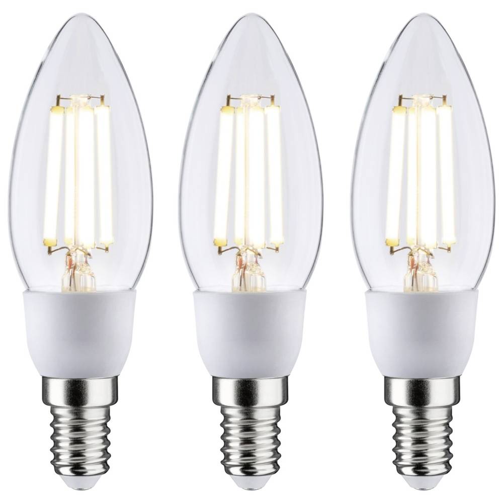 Paulmann 29133 LED-lamp Energielabel A (A - G) E14 2.5 W Warmwit (Ø x h) 35 mm x 113 mm 3 stuk(s)