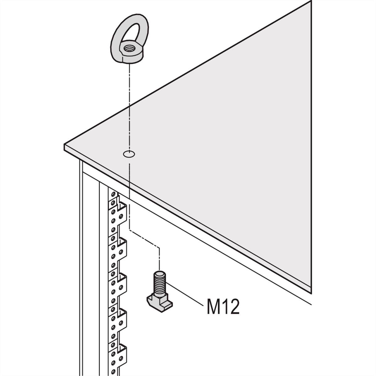 SCHROFF 23130072 19 Zoll Netzwerkschrank-Befestigungsmaterial