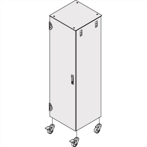 nVent SCHROFF 23130077 19 Zoll Netzwerkschrank-Rollensatz Mehrfarbig