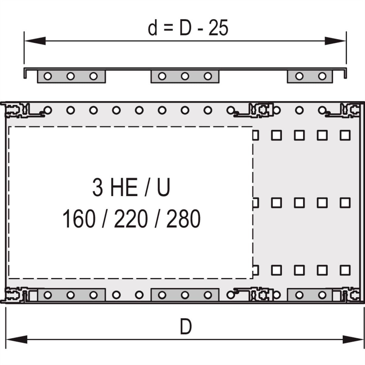 nVent SCHROFF 24560080 Sichtblende 2 St.