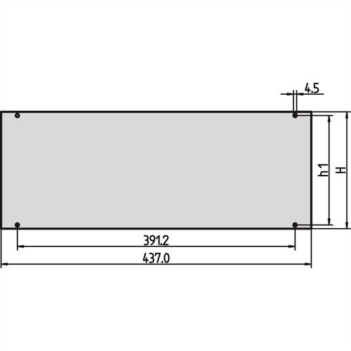 nVent SCHROFF 30828055 Frontplatte 1 St.