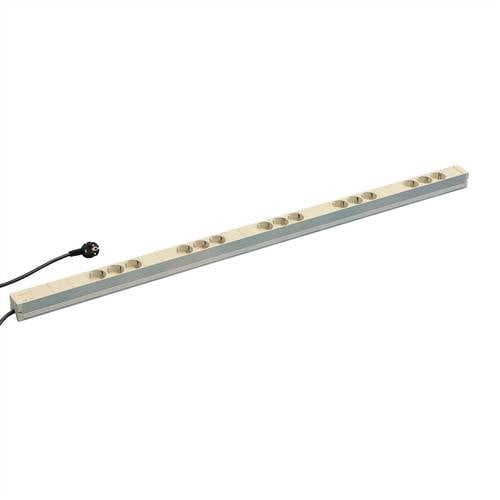 nVent SCHROFF 60110204 19 Zoll Netzwerkschrank-Steckdosenleiste Grau