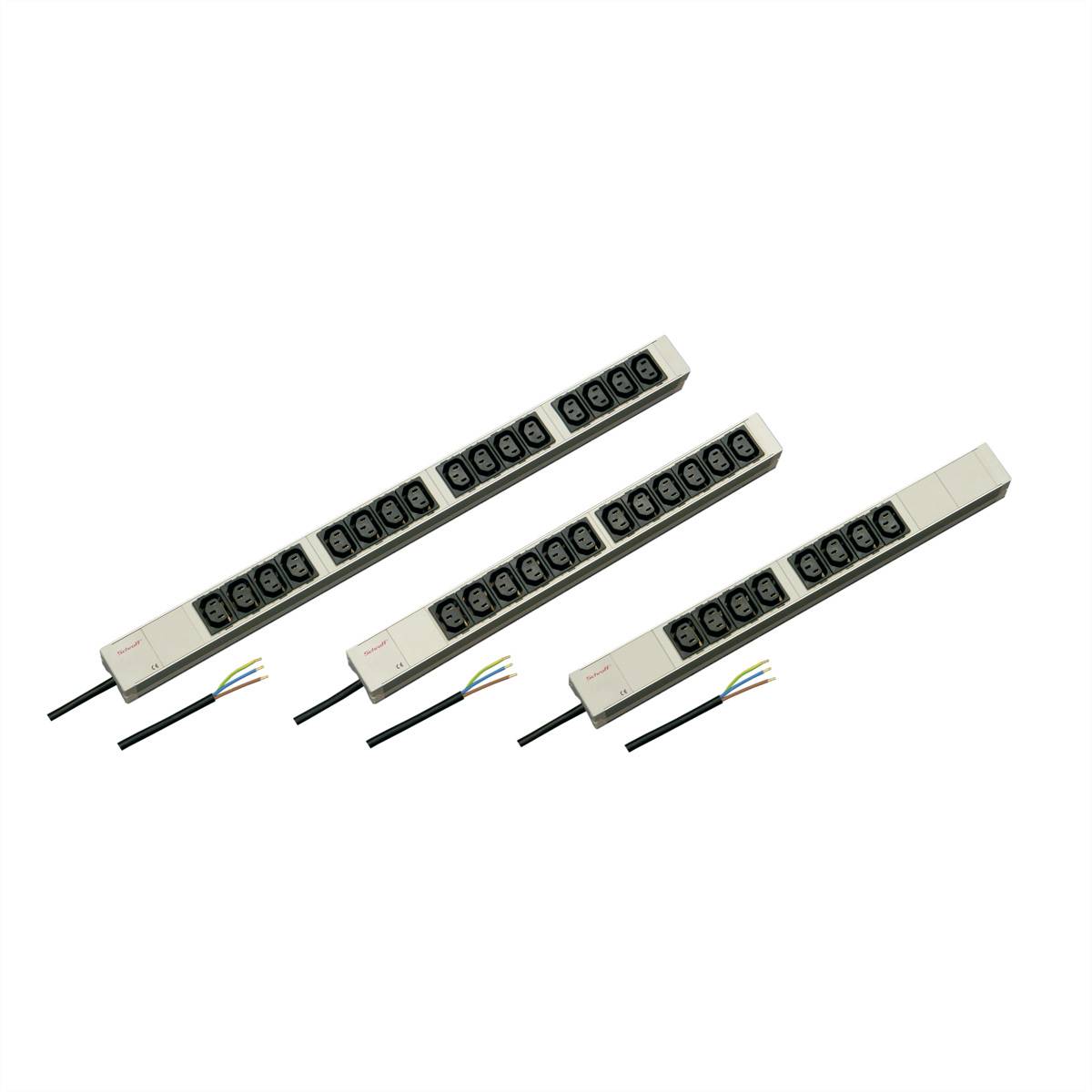 NVent SCHROFF 60110290 10 inch Stekkerdoos voor patchkast Zwart