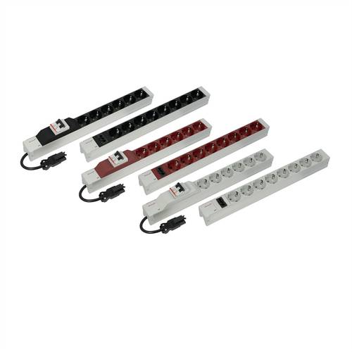 nVent SCHROFF 60110344 19 Zoll Netzwerkschrank-Steckdosenleiste Schwarz