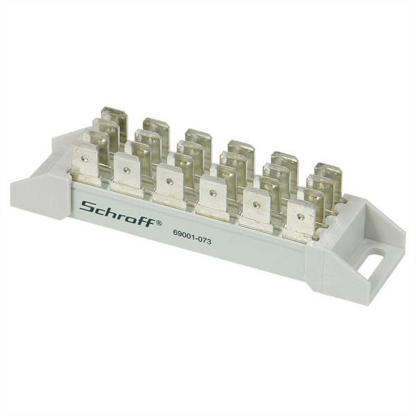 nVent SCHROFF 69001073 19 Zoll  Netzwerkschrank-Stromschiene      Mehrfarbig